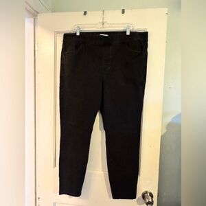 Sonoma pull on jeans black size 16W